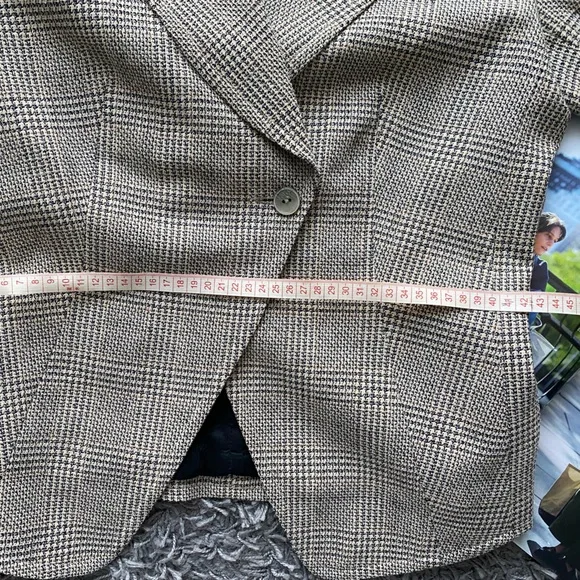 Brian Bailey Plaid Wool Blazer - Picture 8 of 10